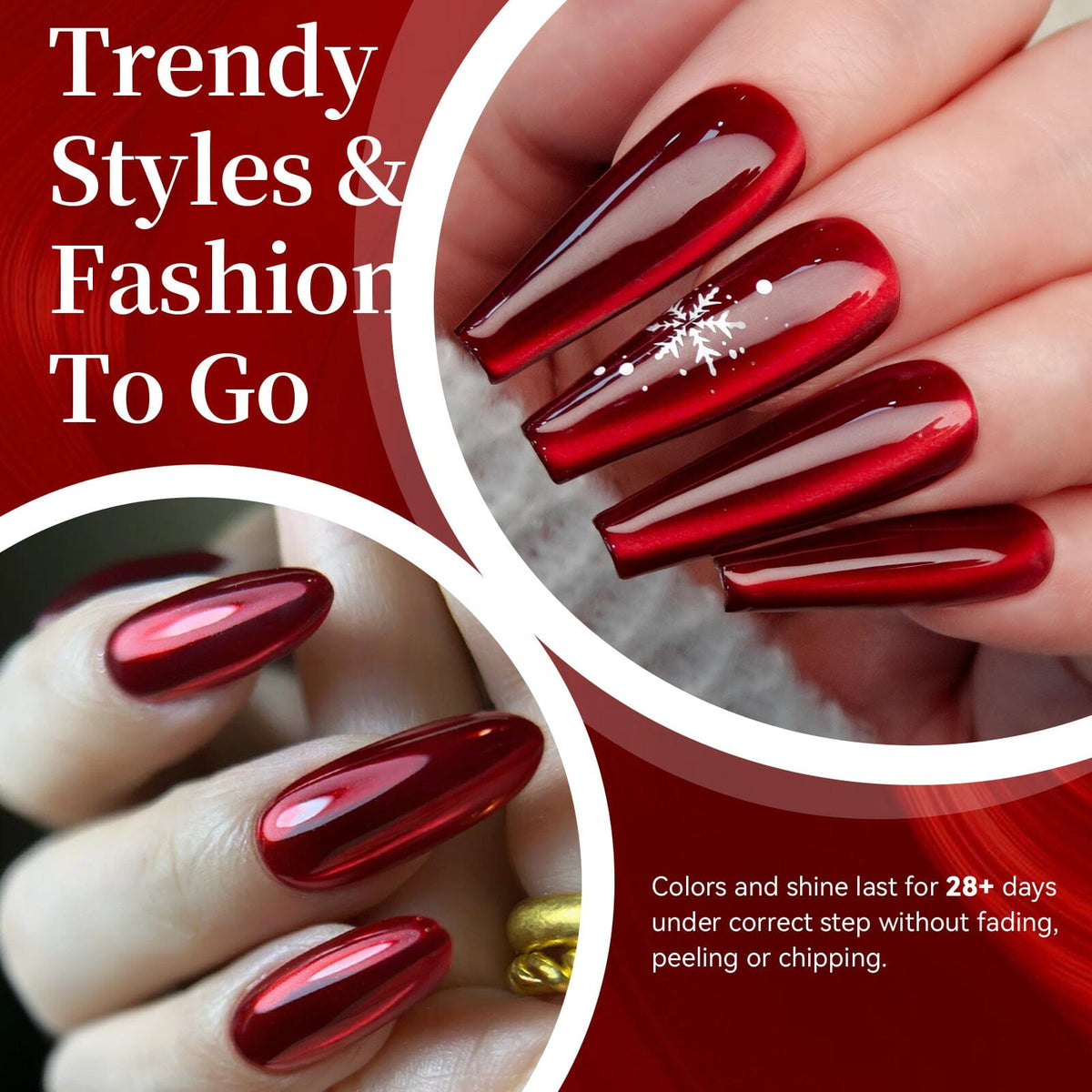 Mirror Cat Magnetic Gel MY394 Mirror Ruby 15ml HEMA/TPO FREE Gel Nail Polish BORN PRETTY 