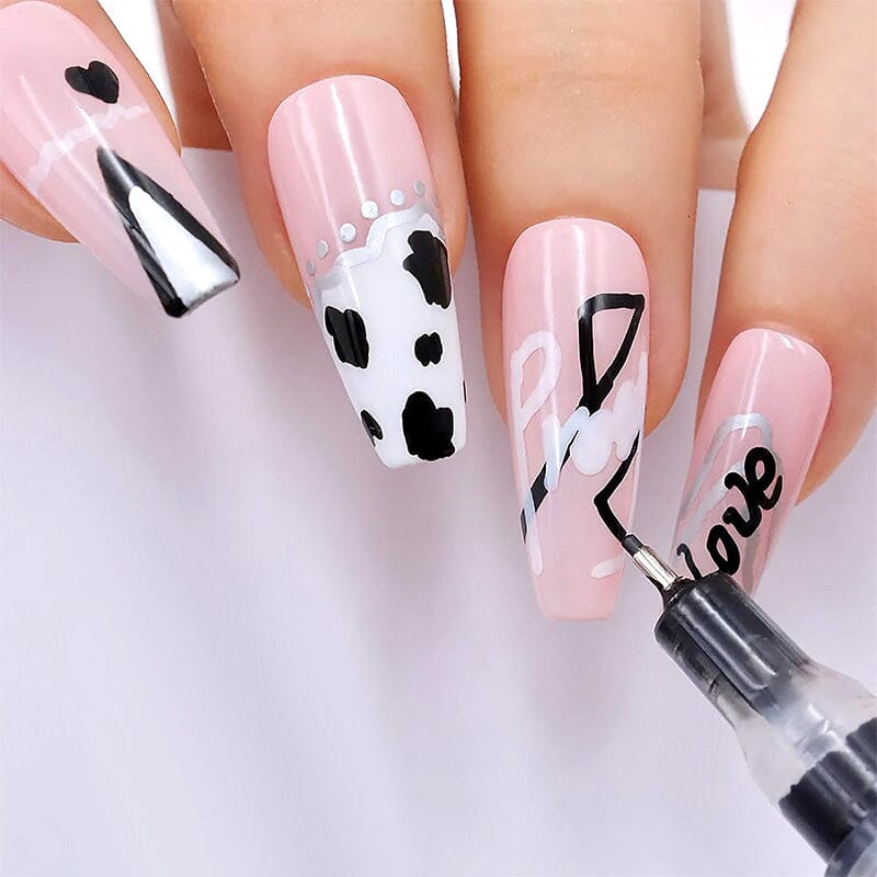Nail Painting Pen #06 Black 0.5mm Head Clearance No Brand 