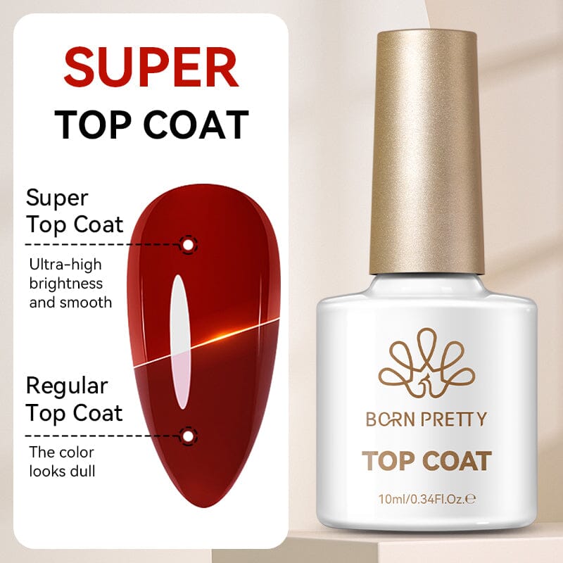 Base Gel Super Top Coat 10ml Base & Top Coat BORN PRETTY 