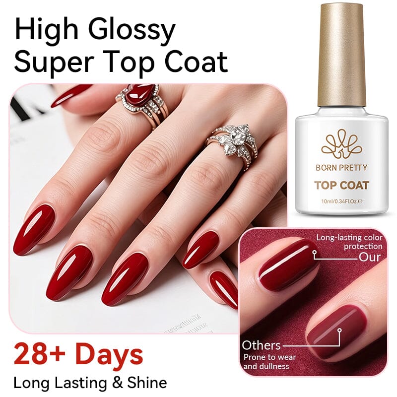 Super Top Coat 10ml Base & Top Coat BORN PRETTY 