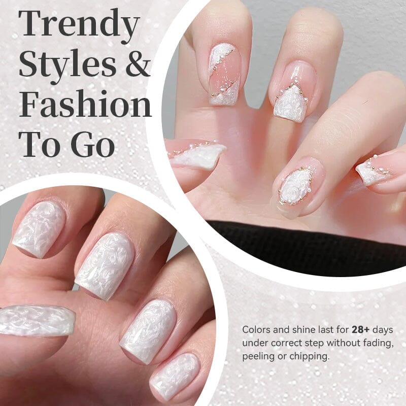 Thread Gel LW31 Pearl White 10ml Gel Nail Polish BORN PRETTY 