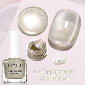 Cat Magnetic Nail Polish 7ml Nail Polish LILYCUTE CP03 