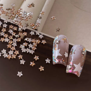 30pcs Sparkling Star Zircon Nail Decoration