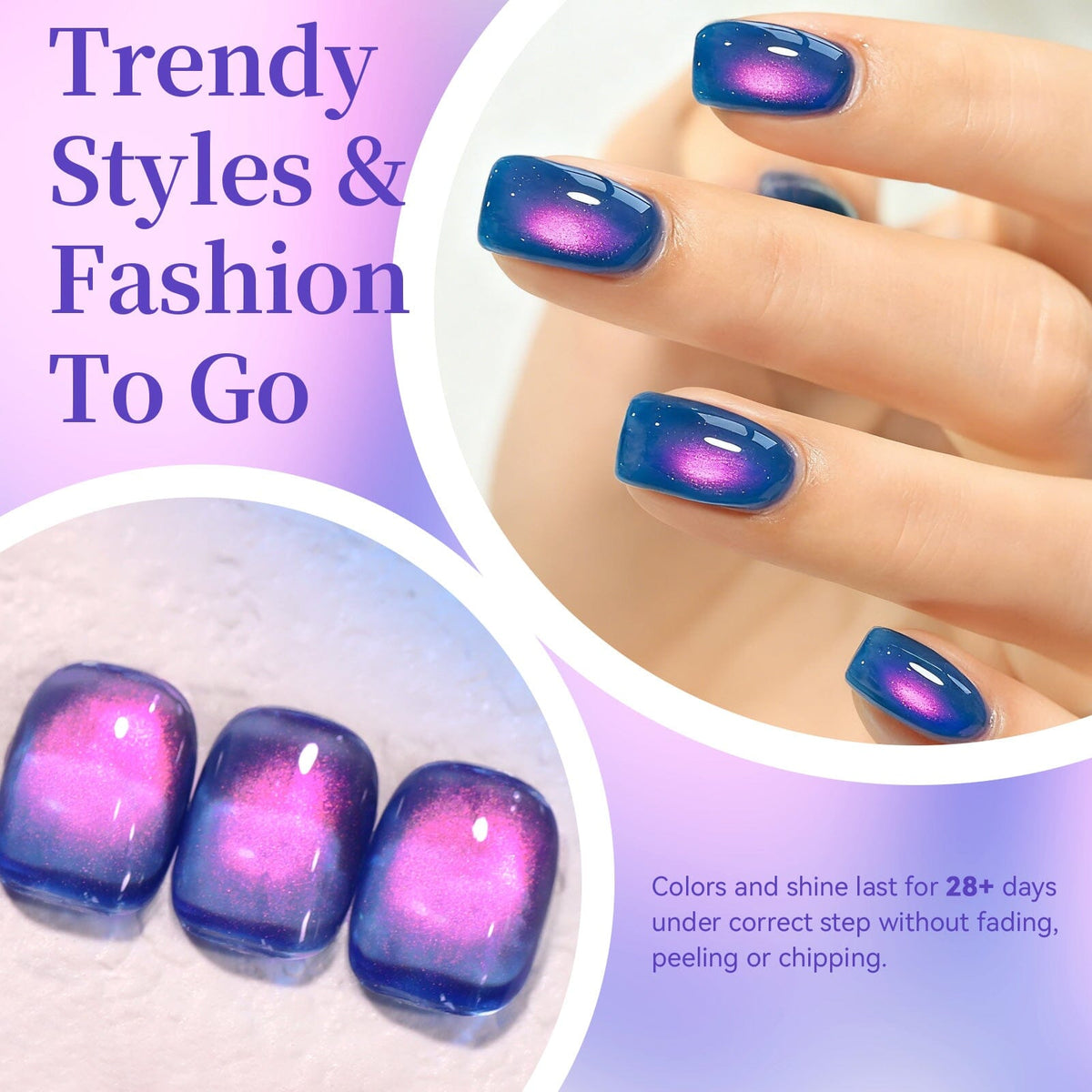 Colored Cat Magnetic Gel MY430 Summer Light 15ml Gel Nail Polish BORN PRETTY 