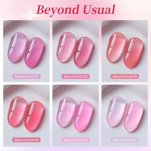 6 Colors Jelly Gel J53 Beyond Usual 7ml Gel Nail Polish BORN PRETTY 