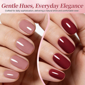 6 Colors Gel Set S49 Not Sweet 7ml Gel Nail Polish BORN PRETTY 