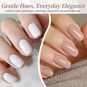 6 Colors Gel Set S52 In Between 7ml Gel Nail Polish BORN PRETTY 