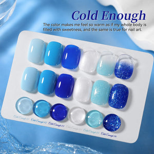 6 Colors Gel Set S57 Cold Enough 7ml Gel Nail Polish BORN PRETTY 