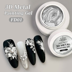 3D Metal Painting Gel FD01 5ml Gel Nail Polish BORN PRETTY 