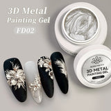 3D Metal Painting Gel FD02 5ml Gel Nail Polish BORN PRETTY 