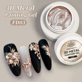 3D Metal Painting Gel 5ml Gel Nail Polish BORN PRETTY FD03 