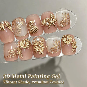 3D Metal Painting Gel FD02 5ml Gel Nail Polish BORN PRETTY 