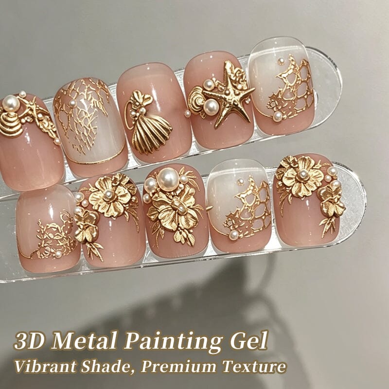 3D Metal Painting Gel FD02 5ml Gel Nail Polish BORN PRETTY 