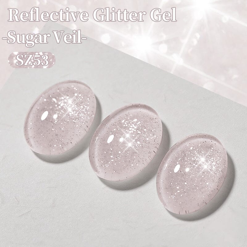 Reflective Gel SZ53 Sugar Veil 10ml Gel Nail Polish BORN PRETTY 