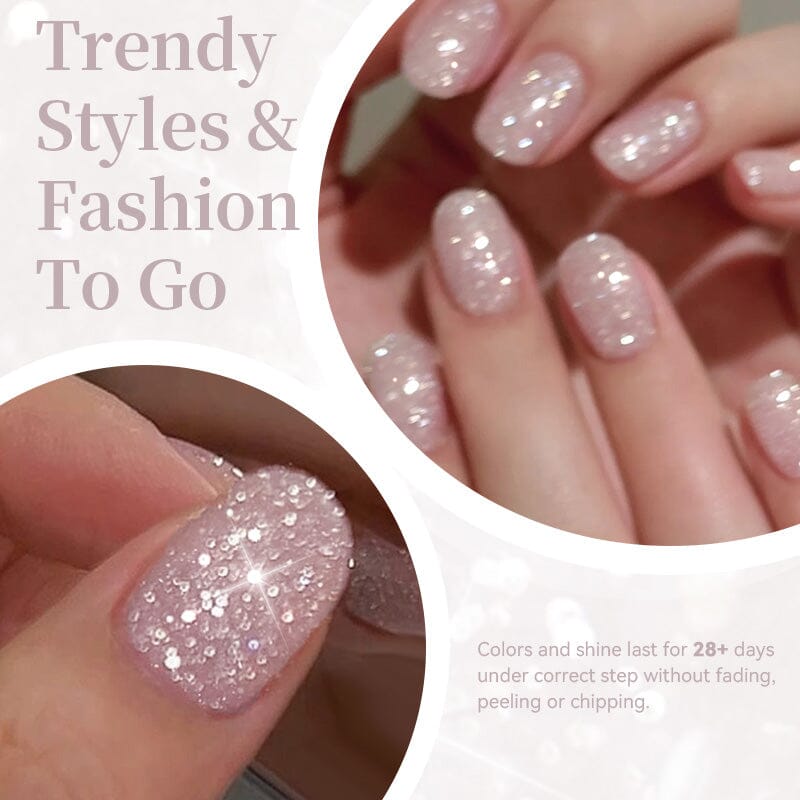 Reflective Gel SZ53 Sugar Veil 10ml Gel Nail Polish BORN PRETTY 