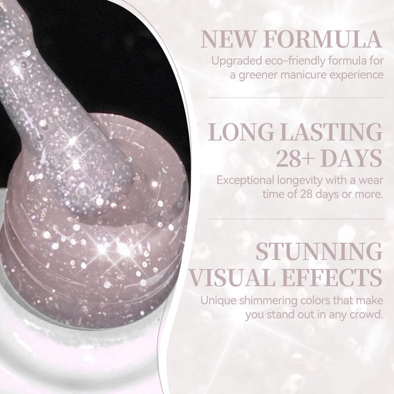 Reflective Gel SZ53 Sugar Veil 10ml Gel Nail Polish BORN PRETTY 