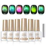 6 Colors Cat Magnetic Gel Polish Set 7ml Gel Nail Polish BORN PRETTY M63 Aletau 