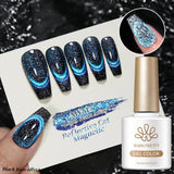 Reflective Cat Magnetic Gel Light Years Away 10ml Gel Nail Polish BORN PRETTY MY517 