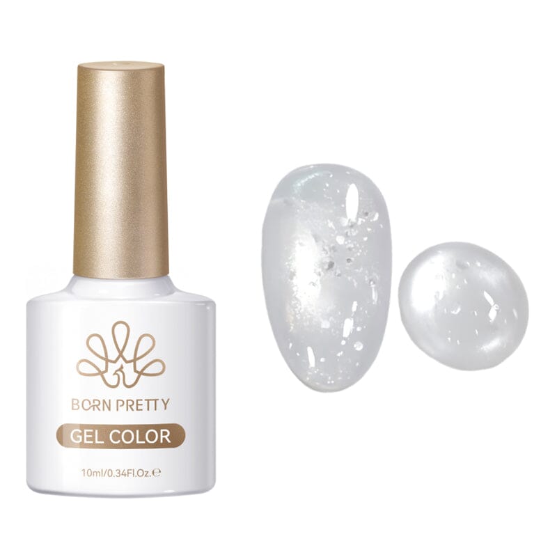Crystal Cat Magnetic Gel MY520 Bubbly 10ml Gel Nail Polish BORN PRETTY 