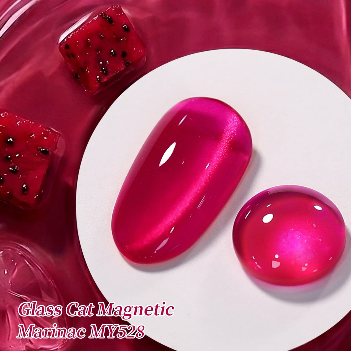 Glass Cat Magnetic Gel MY528 Marina 15ml Gel Nail Polish BORN PRETTY 