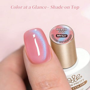 Colored Cat Magnetic Gel MY527 Peach Fizz 10ml Gel Nail Polish BORN PRETTY 