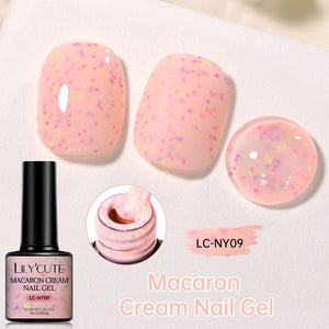 Macaron Cream Nail Gel Polish 7ml Gel Nail Polish LILYCUTE LC-NY09 