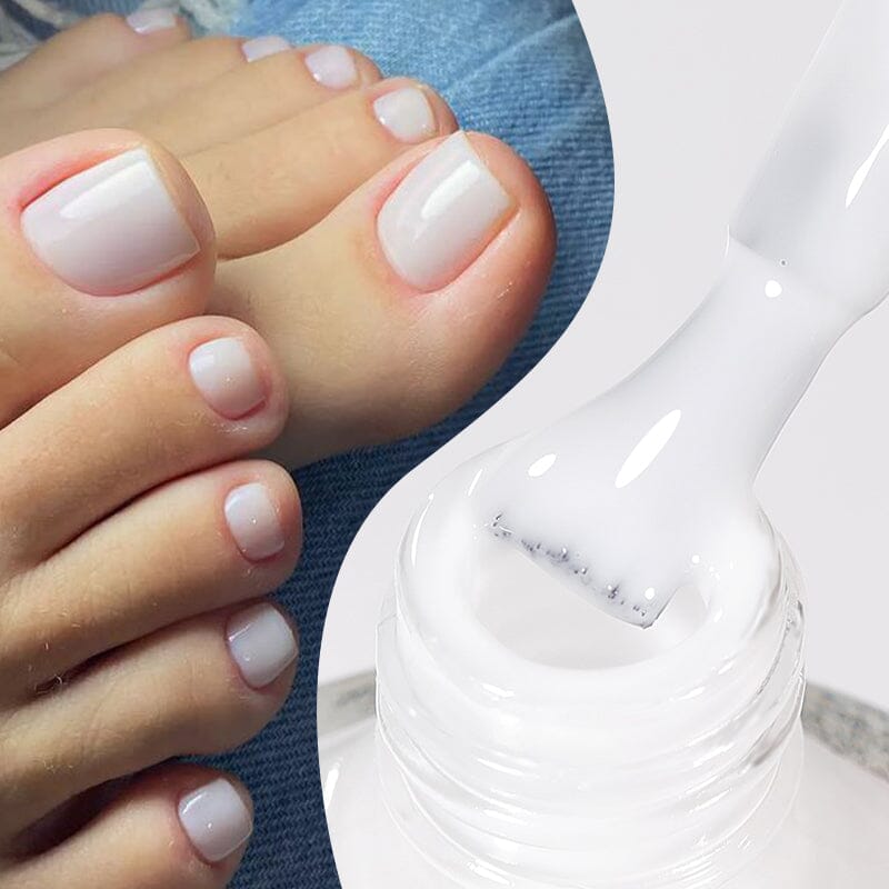 Milky White Strengthener 12ml Nail Polish LILYCUTE 
