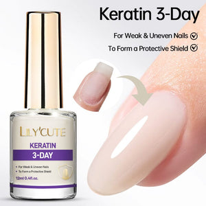Keratin 3-Day 12ml Nail Polish LILYCUTE 