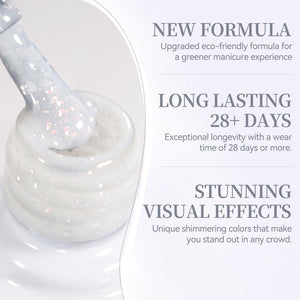 Sequins Jelly Gel TS32 Frost Shard 15ml Gel Nail Polish BORN PRETTY 