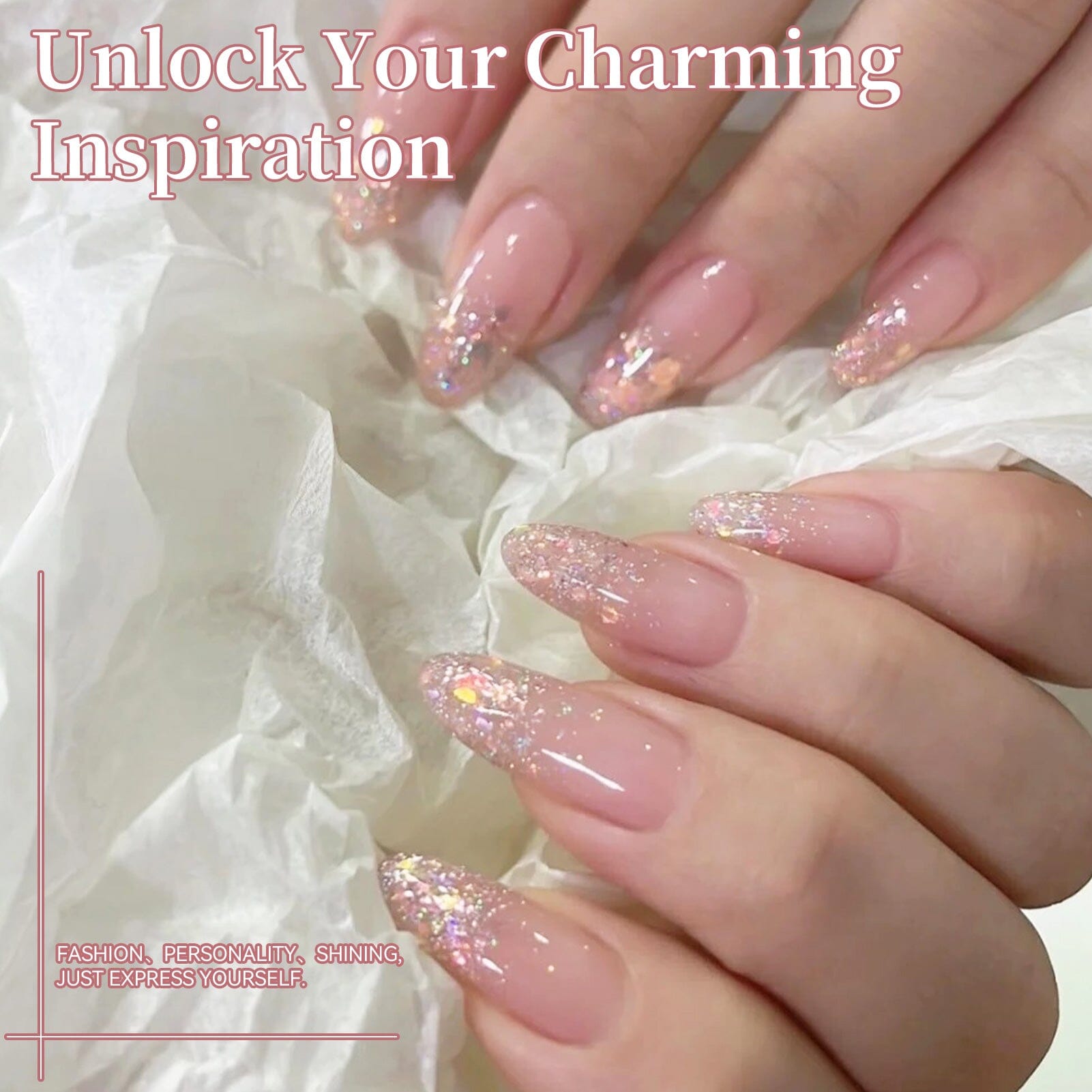 Sequins Jelly Gel JN93 Fairy Dust 10ml Gel Nail Polish BORN PRETTY 
