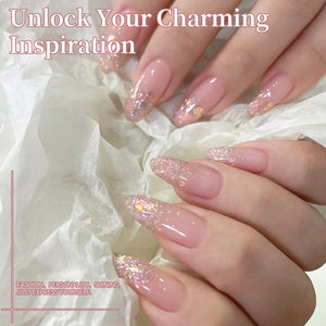 Sequins Jelly Gel JN93 Fairy Dust 10ml Gel Nail Polish BORN PRETTY 