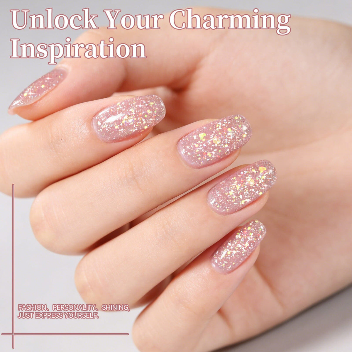 Sequins Jelly Gel JN93 Fairy Dust 10ml Gel Nail Polish BORN PRETTY 