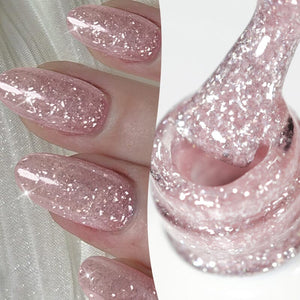 Jelly Gel TS36 Fluttering Flakes 10ml Gel Nail Polish BORN PRETTY 