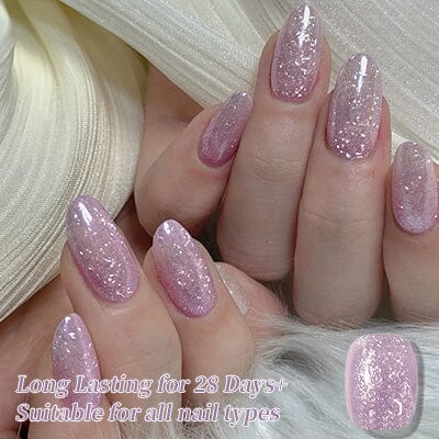 Jelly Gel TS37 Fluttering Flakes 10ml Gel Nail Polish BORN PRETTY 