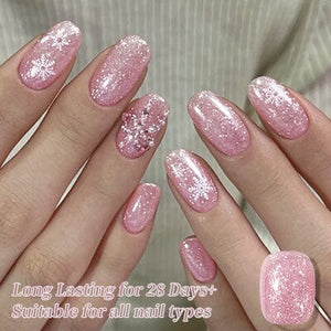 Jelly Gel TS38 Fluttering Flakes 10ml Gel Nail Polish BORN PRETTY 