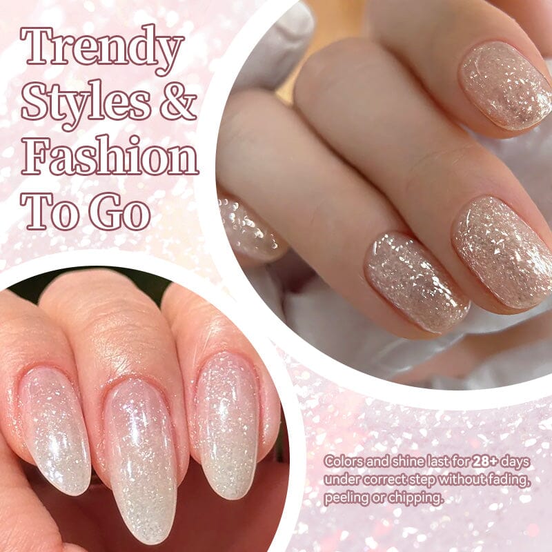 Jelly Gel Fluttering Flakes 10ml Gel Nail Polish BORN PRETTY 