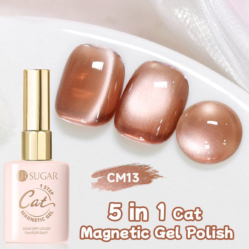 5 in 1 Cat Magnetic Gel 1 Step Gel 15ml Gel Nail Polish UR SUGAR CM13 