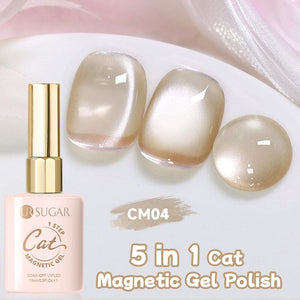 5 in 1 Cat Magnetic Gel 1 Step Gel 15ml Gel Nail Polish UR SUGAR CM04 
