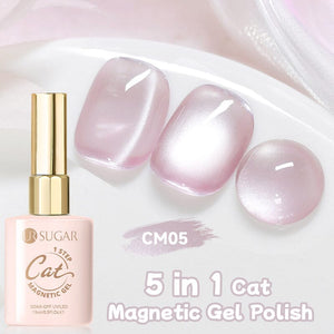 5 in 1 Cat Magnetic Gel 1 Step Gel 15ml Gel Nail Polish UR SUGAR CM05 