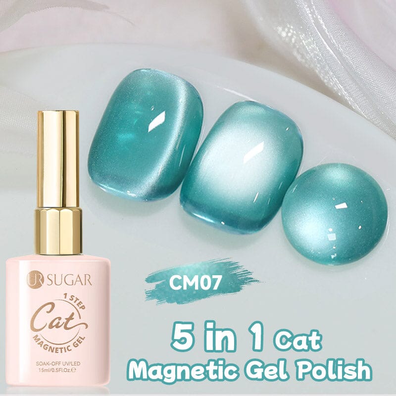 5 in 1 Cat Magnetic Gel 1 Step Gel 15ml Gel Nail Polish UR SUGAR CM07 