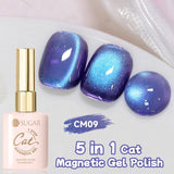 5 in 1 Cat Magnetic Gel 1 Step Gel 15ml Gel Nail Polish UR SUGAR CM09 