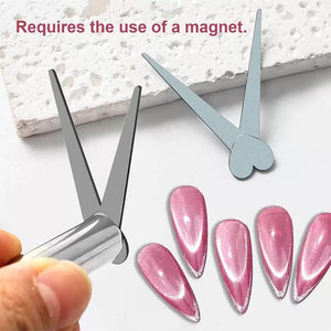 Metal Plate #02 Heart Shaped French Cat Magnetic Auxiliary Tool Clearance No Brand 