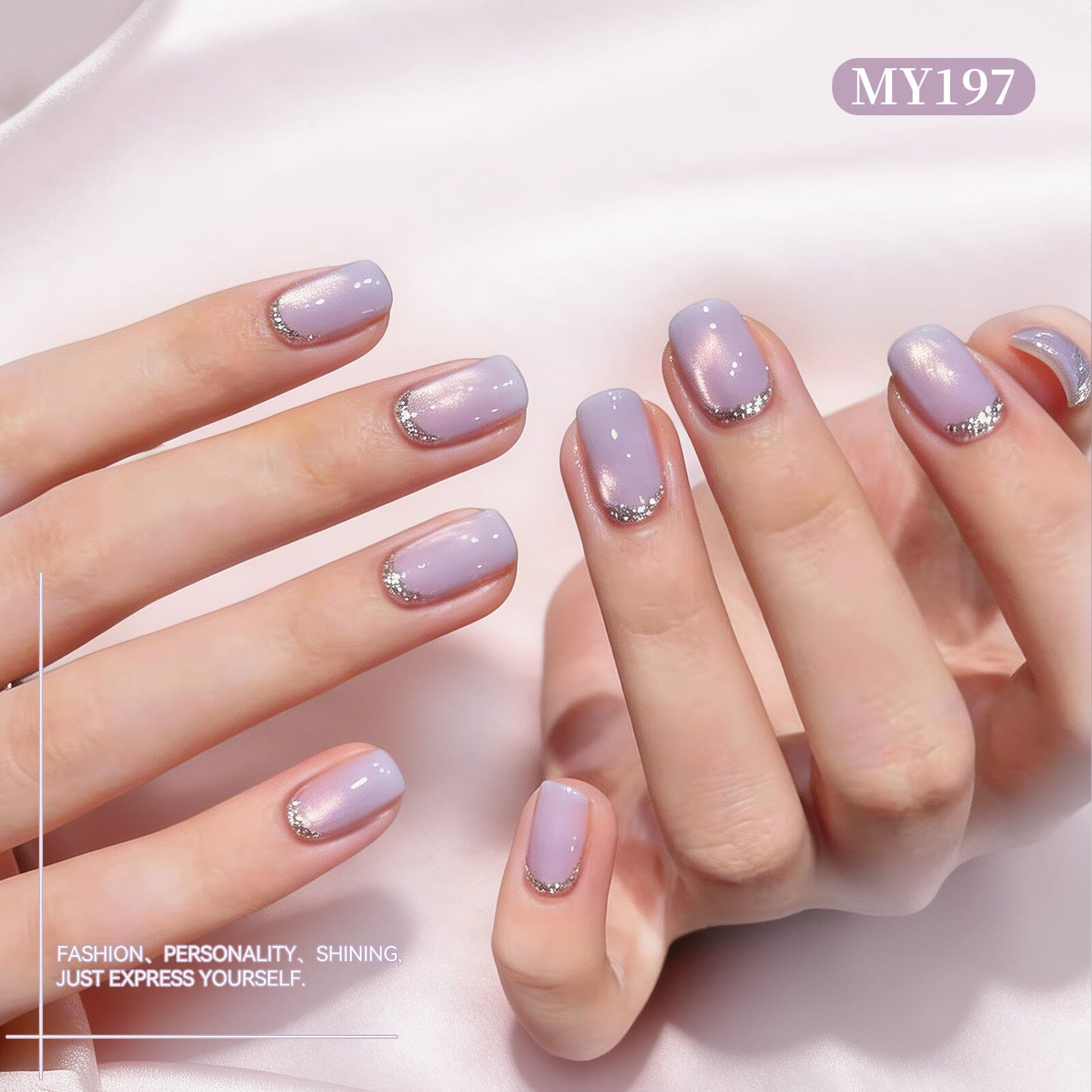 6 Colors Moonlight Cat Magnetic Gel M69 Rosy White 7ml Gel Nail Polish BORN PRETTY 