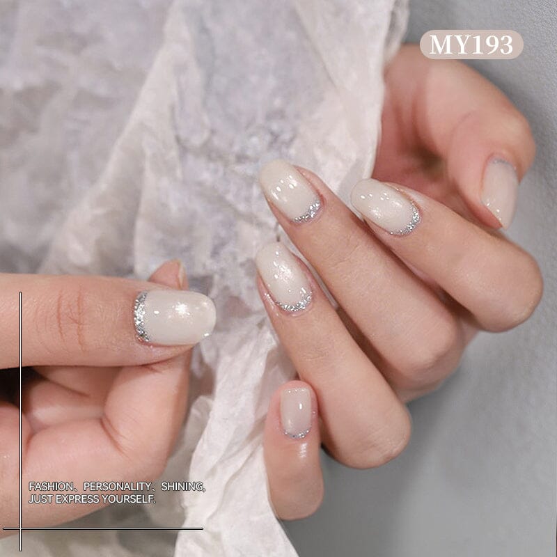Moonlight Cat Magnetic Gel MY193 Rosy White 10ml Gel Nail Polish BORN PRETTY 