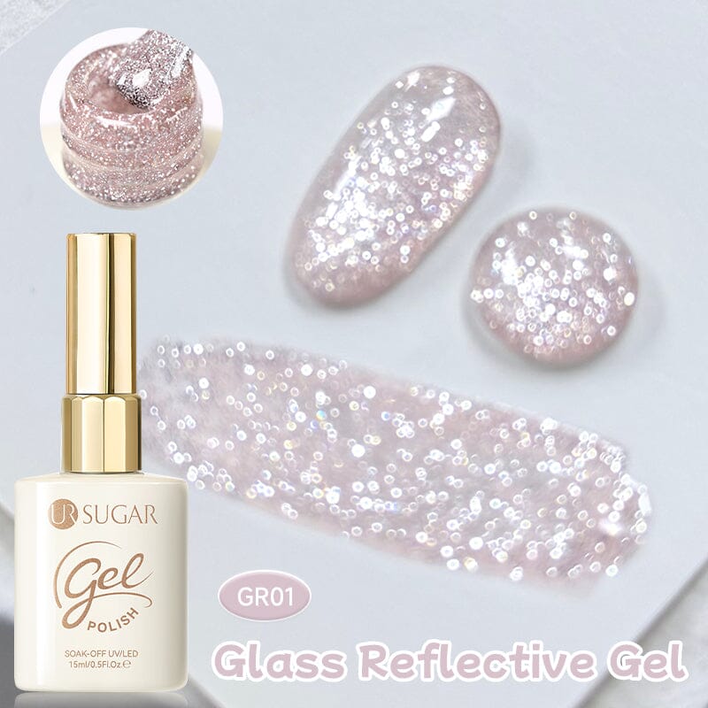 Glass Reflective Gel 15ml Gel Nail Polish UR SUGAR GR01 