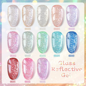 Glass Reflective Gel 15ml Gel Nail Polish UR SUGAR 