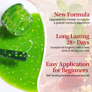 6 Colors Jelly Gel J58 Bubble Fruit 7ml Gel Nail Polish BORN PRETTY 