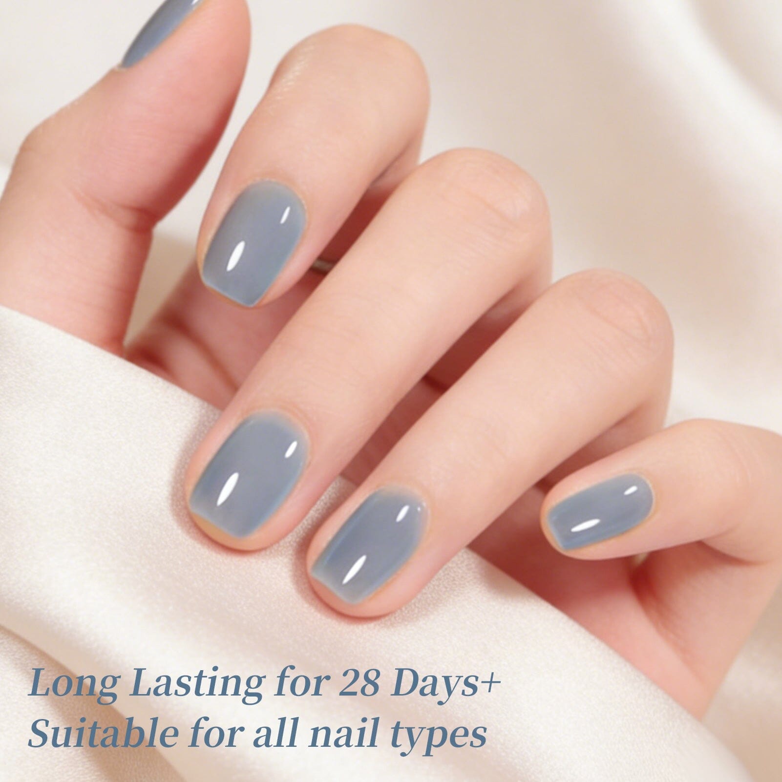 Jelly Gel TS58 Haze Blue 15ml Gel Nail Polish BORN PRETTY 