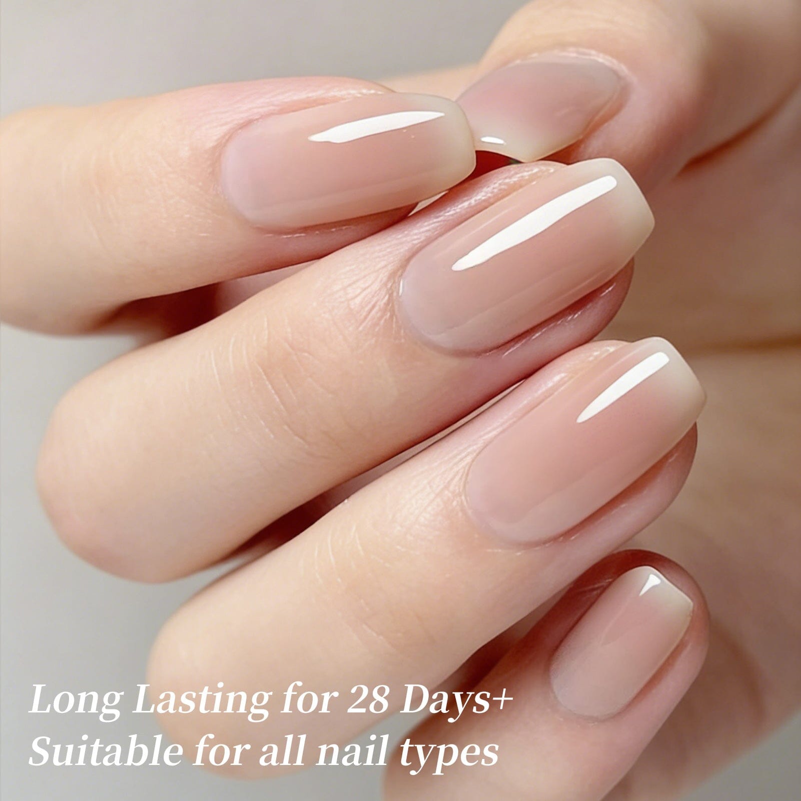 Jelly Gel TS48 Daily Nude 15ml Gel Nail Polish BORN PRETTY 