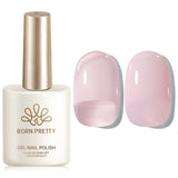 Jelly Gel Polish TS01~TS71 15ml Gel Nail Polish BORN PRETTY TS49 Clear Rose 